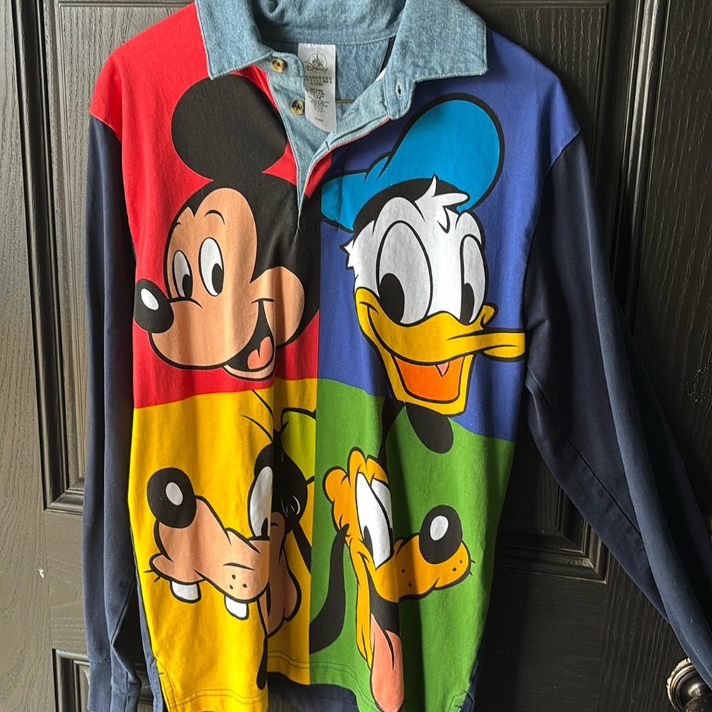 Mickey and friends rugby shirt